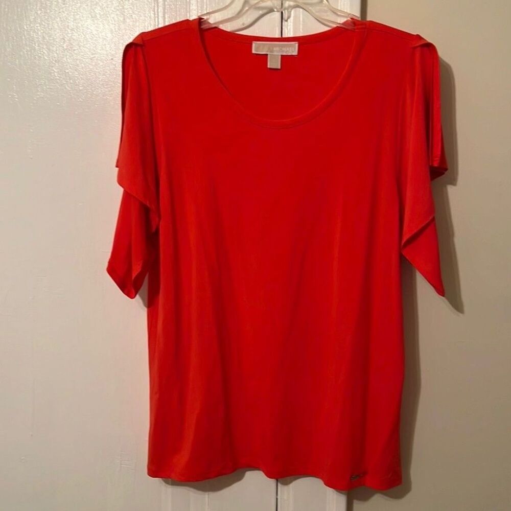 Michael kors Red short sleeve t shirt blouse top